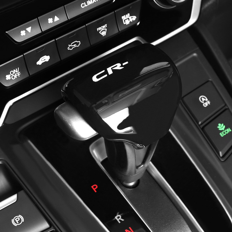 Belső sebességváltó fejburkolat dekoráció Sebességváltó fej burkolat módosítási kellékek Honda CRV 2017-hez 18 19 20 2021