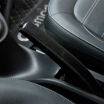 Автомобилен кожен капак на ръкохватката на ръчната спирачка Автомобилни интериорни аксесоари за Smart 453 Противоплъзгащи се ръчни спирачки Защитен ръкав на ръчната спирачка