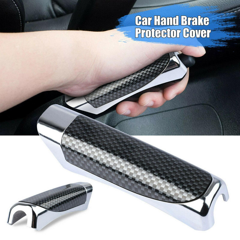 1 buc Universal Durabil Auto Tuning Auto Vehicul Frână Interior Carbon Stil Auto Protector Fibră Mâini Accesorii Creative S1T7