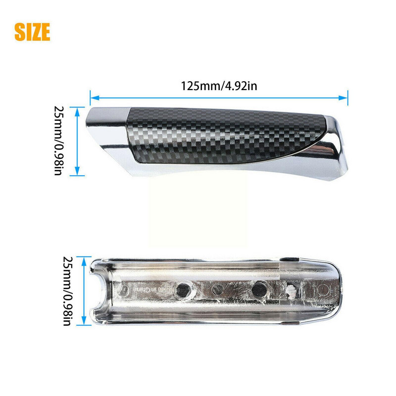 1 buc Universal Durabil Auto Tuning Auto Vehicul Frână Interior Carbon Stil Auto Protector Fibră Mâini Accesorii Creative S1T7