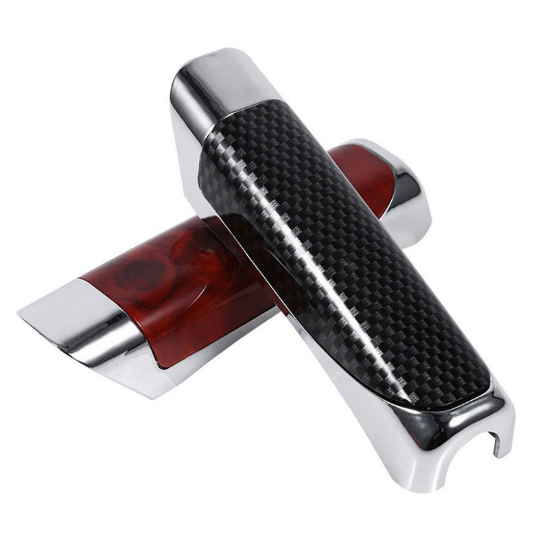 Mâner universal pentru frână de mână Frână de mână elegantă pentru mașină Husă de protecție din fibră de carbon Decor interior Accesorii pentru mașină Manșon decorativ