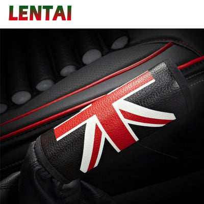 LENTAI 1Pc Kožni poklopac ručne kočnice automobila za Seat Leon Ibiza Renault Duster Megane 2 Logan Captur Clio Mazda 3 6 CX-5