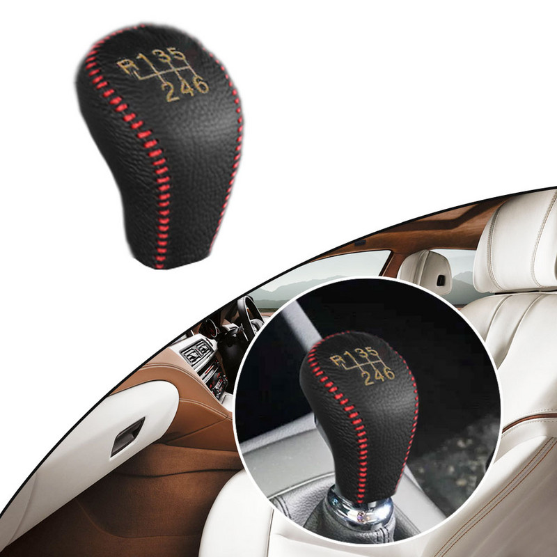 Nahast käigukangi nupu kate mudelile HYUNDAI i10 i20 iX20 i30 i40 ix35 Genesis SANTA FE Sonata Tucson Accessories 6-käigulise käigukasti kate