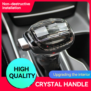 Копче за скоростен лост Crystal Cover за Honda Accord 10th Odyssey Vezel HRV Fit Civic 11th CRV 2023 Дръжки Stick Head LHD Аксесоари