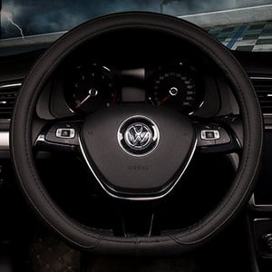 D alakú bőr autós kormányburkolat Four Seasons kormánykerékagyak VW GOLF 7 2015 POLO JATTA belső kiegészítőkhöz