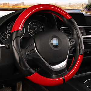 Carbon Fiber Sport autó kormánykerék burkolat Mikroszálas bőr M 38cm Méret BMW X1 X3 X5 X6 E36 E39 E46 E30 E60 E90 E92