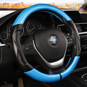 Carbon Fiber Sport autó kormánykerék burkolat Mikroszálas bőr M 38cm Méret BMW X1 X3 X5 X6 E36 E39 E46 E30 E60 E90 E92