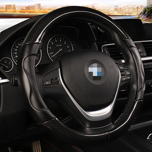 Carbon Fiber Sport autó kormánykerék burkolat Mikroszálas bőr M 38cm Méret BMW X1 X3 X5 X6 E36 E39 E46 E30 E60 E90 E92