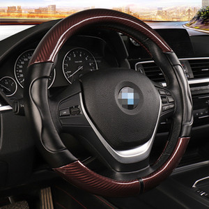 Carbon Fiber Sport autó kormánykerék burkolat Mikroszálas bőr M 38cm Méret BMW X1 X3 X5 X6 E36 E39 E46 E30 E60 E90 E92