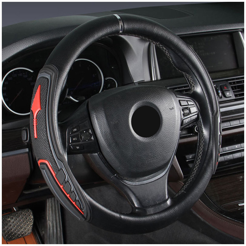Autó kormánykerék burkolat 3D csúszásmentes Bmw Ford Mazda Lada Toyota Mitsubishi Chevrolet kormánykerék 37/38cm Autótartozékok