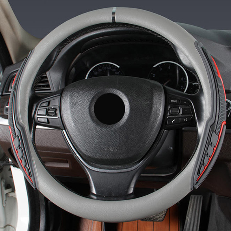 Autó kormánykerék burkolat 3D csúszásmentes Bmw Ford Mazda Lada Toyota Mitsubishi Chevrolet kormánykerék 37/38cm Autótartozékok