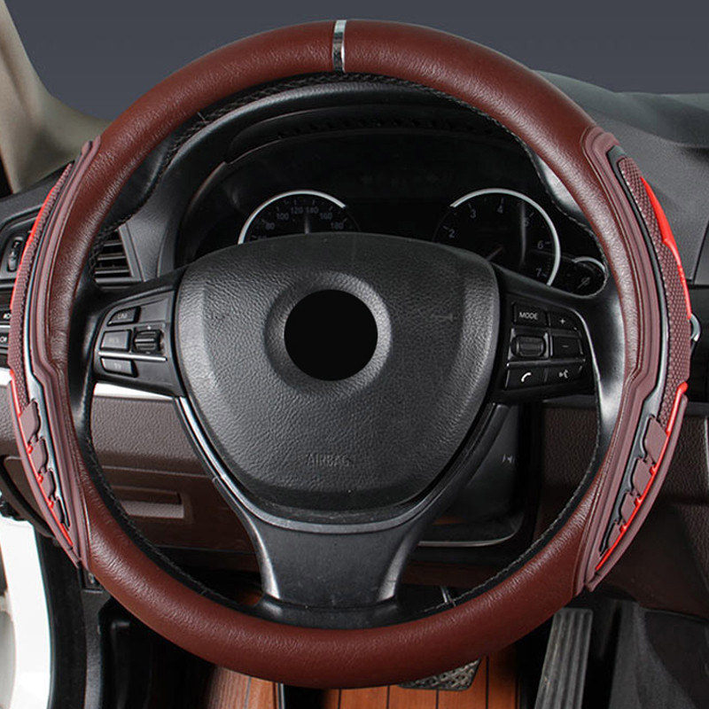 Autó kormánykerék burkolat 3D csúszásmentes Bmw Ford Mazda Lada Toyota Mitsubishi Chevrolet kormánykerék 37/38cm Autótartozékok