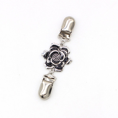 1 DB Retro Cardigan Clip Cape Kendő ing Pulóver Gallér Duck Clip Pearl Strasszos Blúz Csat Ruházat Dekoráció Bross Pin