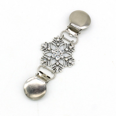 1 DB Retro Cardigan Clip Cape Kendő ing Pulóver Gallér Duck Clip Pearl Strasszos Blúz Csat Ruházat Dekoráció Bross Pin