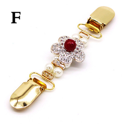 1 DB Retro Cardigan Clip Cape Kendő ing Pulóver Gallér Duck Clip Pearl Strasszos Blúz Csat Ruházat Dekoráció Bross Pin