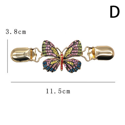 1 DB Retro Cardigan Clip Cape Kendő ing Pulóver Gallér Duck Clip Pearl Strasszos Blúz Csat Ruházat Dekoráció Bross Pin