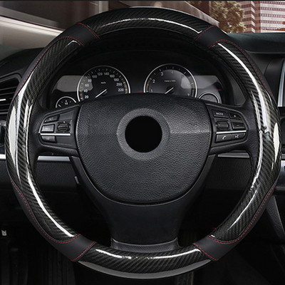 7 színű autó kormánykerék burkolata szénszálas csúszásmentes kopásálló Volant Auto Car Styling Funda Volante autótartozékok