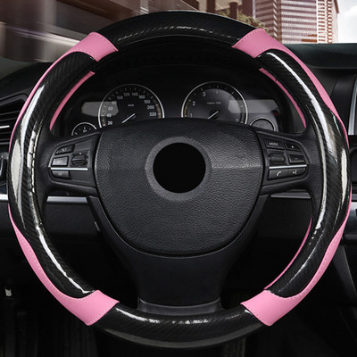 7 színű autó kormánykerék burkolata szénszálas csúszásmentes kopásálló Volant Auto Car Styling Funda Volante autótartozékok