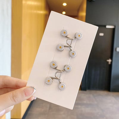 Naiste prossikomplekt, pingutav vöökoht Prossid naistele seelikpüksid teksad Reguleeritava vöökoha klambriga metallist nööpnõelad rõivamanused