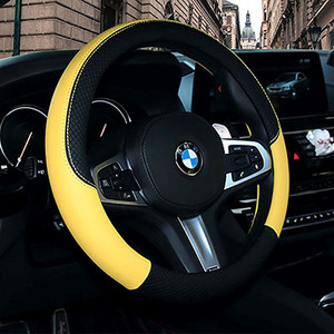 Rūpnīcas izpārdošana Ādas automašīnas stūres pārsegs BMW f30 f10 e46 x5 e70 x1 x3 e39 x5 x4 f11 visiem modeļiem Car-Styling