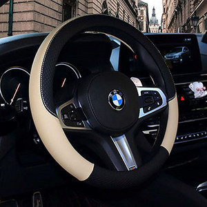 Rūpnīcas izpārdošana Ādas automašīnas stūres pārsegs BMW f30 f10 e46 x5 e70 x1 x3 e39 x5 x4 f11 visiem modeļiem Car-Styling