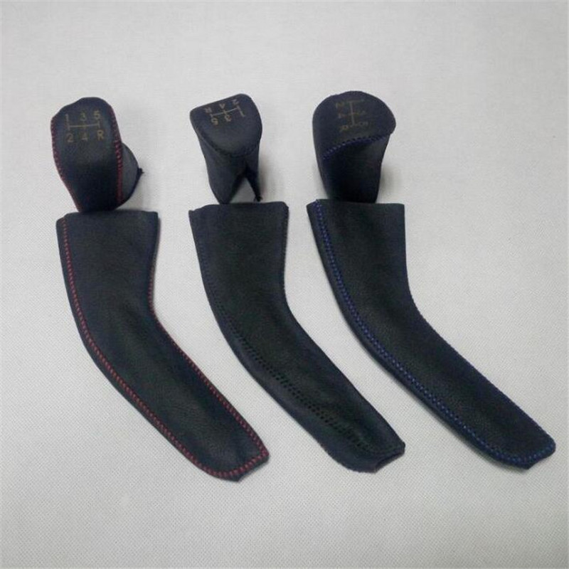 Autóstílusú kézifék váltófék Cover Protection dekoratív bőr borítású tok Mitsubishi ASX Outlander Auto tartozékokhoz