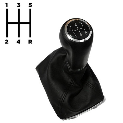 Buton schimbător de viteze 5/6 viteze cu portbagaj din piele cromat pentru OPEL ASTRA III H 1.6 VAUXHALL 2004 2005 2006-2010