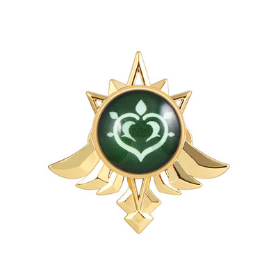 Játék Genshin Impact Eyes Of God Mondstadt Pins Brossok Luminous 7 Element Kawaii Cosplay jelvények