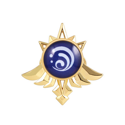 Játék Genshin Impact Eyes Of God Mondstadt Pins Brossok Luminous 7 Element Kawaii Cosplay jelvények