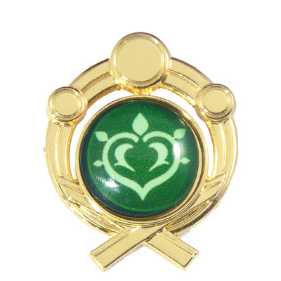 Játék Genshin Impact Eyes Of God Mondstadt Pins Brossok Luminous 7 Element Kawaii Cosplay jelvények