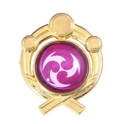 Játék Genshin Impact Eyes Of God Mondstadt Pins Brossok Luminous 7 Element Kawaii Cosplay jelvények