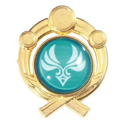 Játék Genshin Impact Eyes Of God Mondstadt Pins Brossok Luminous 7 Element Kawaii Cosplay jelvények