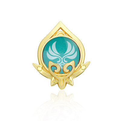 Játék Genshin Impact Eyes Of God Mondstadt Pins Brossok Luminous 7 Element Kawaii Cosplay jelvények