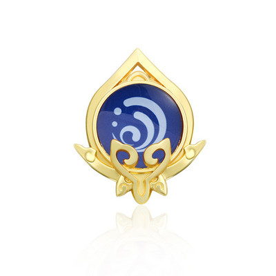 Játék Genshin Impact Eyes Of God Mondstadt Pins Brossok Luminous 7 Element Kawaii Cosplay jelvények