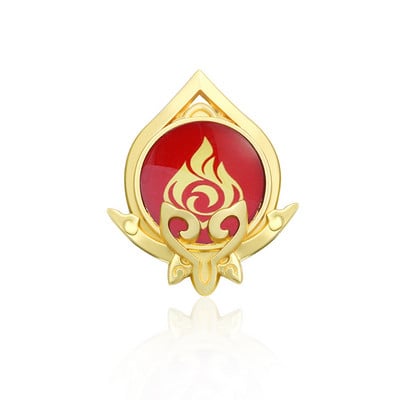 Játék Genshin Impact Eyes Of God Mondstadt Pins Brossok Luminous 7 Element Kawaii Cosplay jelvények