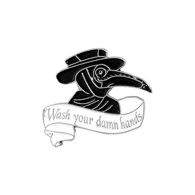Plague Doctor Ace email Cioc Broșe pentru față Insigne personalizate pentru geantă Ace de rever Cataramă Bijuterii cool Cadou pentru prietenii asistentă
