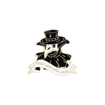 Plague Doctor Ace email Cioc Broșe pentru față Insigne personalizate pentru geantă Ace de rever Cataramă Bijuterii cool Cadou pentru prietenii asistentă