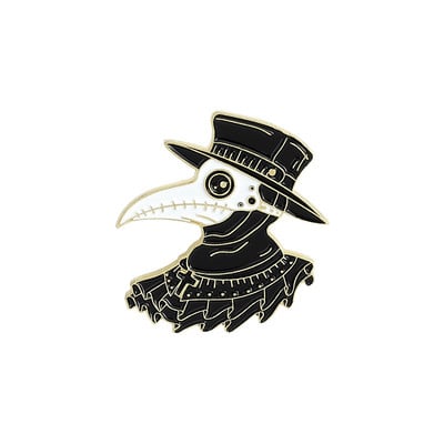 Plague Doctor Ace email Cioc Broșe pentru față Insigne personalizate pentru geantă Ace de rever Cataramă Bijuterii cool Cadou pentru prietenii asistentă