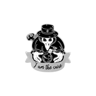 Plague Doctor Ace email Cioc Broșe pentru față Insigne personalizate pentru geantă Ace de rever Cataramă Bijuterii cool Cadou pentru prietenii asistentă