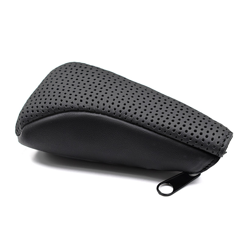 Auto käiguvahetusnupp Kaelused Korpuse kaunistus Nahast käigukast Automaatkäigukasti käepideme varre kate Tõmblukuga kaitseümbris