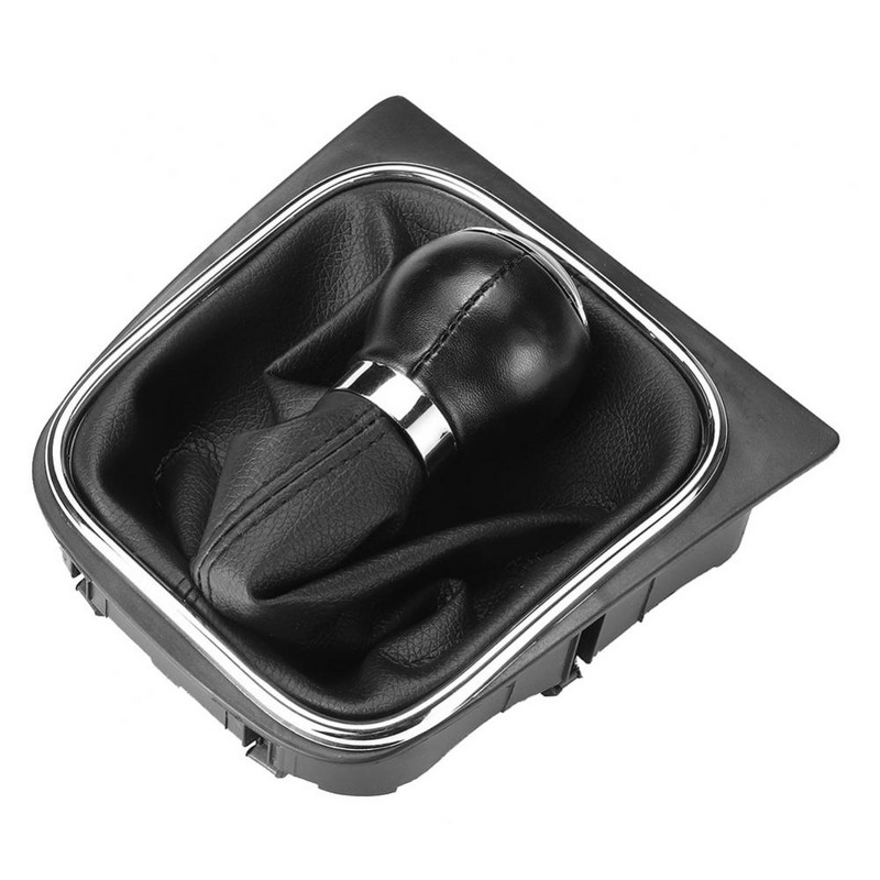 Hot Sale 60% 5/6 Speed Gear Shift Knob Boot Gaiter Cover for Golf Jetta MK5 MK6 2005-2014