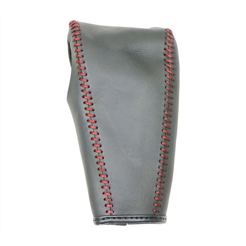 Fekete bőr, kézzel varrott autós sebességváltó gomb burkolatok Kia Sorento 2007 automatikus sebességváltó gomb tokjához