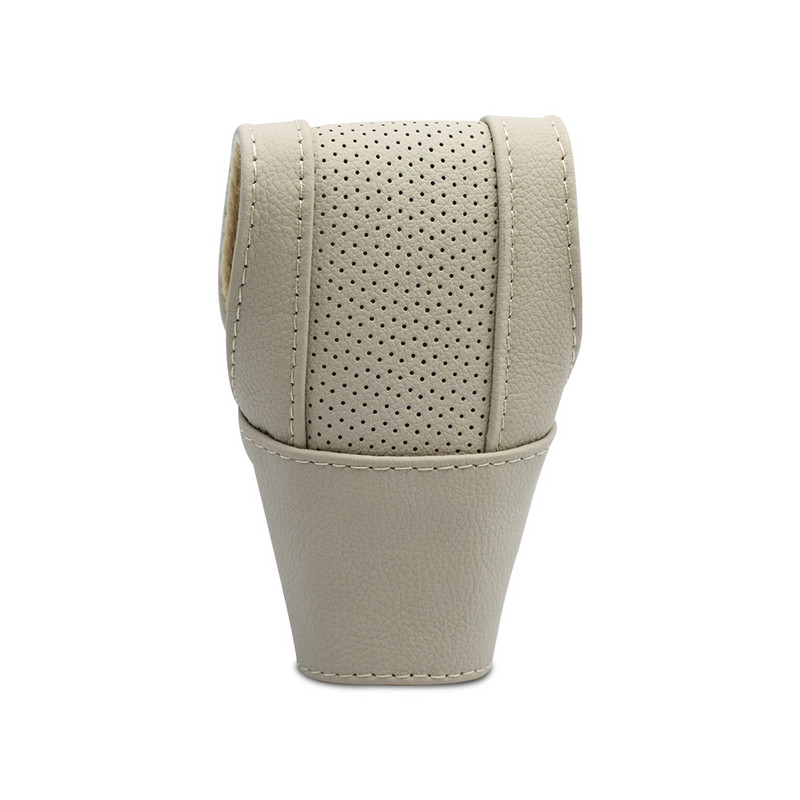 Pentru Capac manetei de viteze Husa butonului schimbătorului de viteze Se potrivește cutie de viteze Stick gulere de schimbător Protector mâner Husă de protecție anti-alunecare Piele Nou