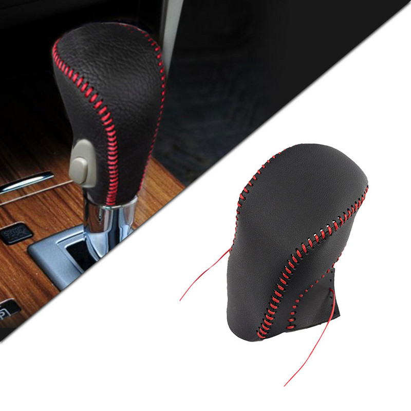 Muchkey Piele Buton Viteze Stick Huse AT pentru Nissan TEANA 2008 2010 2011 2012 Schimbător de viteze automat anti-alunecare