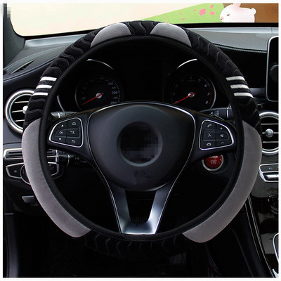 Armas auto rooliratta kate Little Monster Styling Decor Elastsed roolikatted meestele Naistele Talvine plüüs soe kate