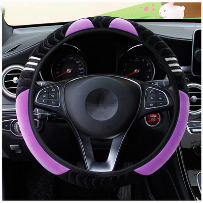 Armas auto rooliratta kate Little Monster Styling Decor Elastsed roolikatted meestele Naistele Talvine plüüs soe kate