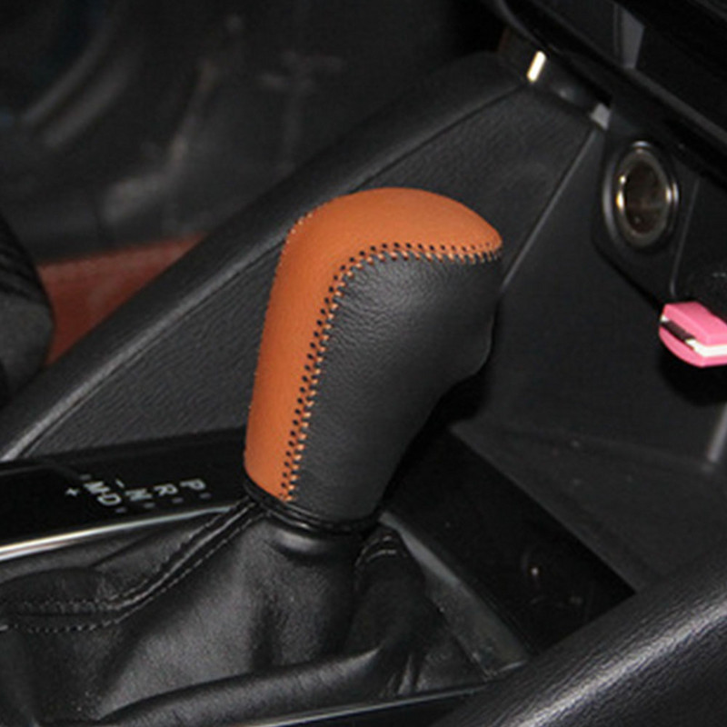 Capac din piele pentru schimbătorul de viteze, manetă de schimbător, capac de protecție pentru mazda CX-5 CX5 2020-2017, accesorii pentru interiorul mașinii