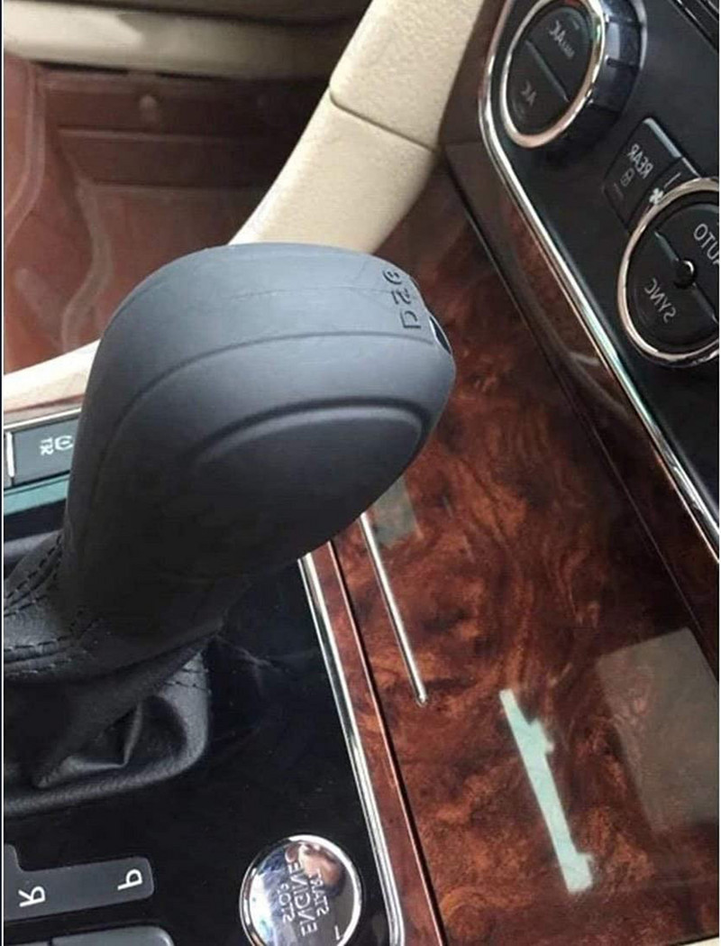 1 vnt. Automobilio pavarų perjungimo rankenėlės dangtelis Minkštas silikoninis neslystantis perjungiklis rankenėlės lazdelė, apsauganti rankena, rankenos dėklas, automobilio salono priedai