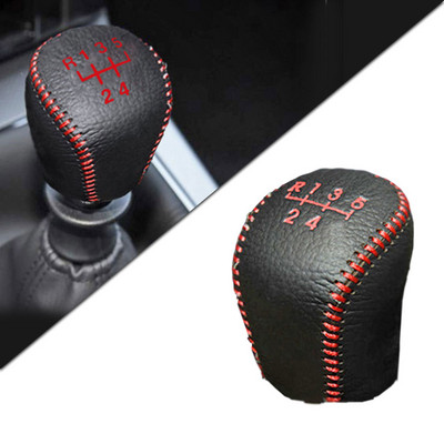 Capac de schimbător de viteze din piele anti-alunecare MT pentru Skoda Octavia 07-13 Superb 09-12 Kodiaq 17-18 Karoq 2018 Maneta schimbător de viteze cu 5 viteze