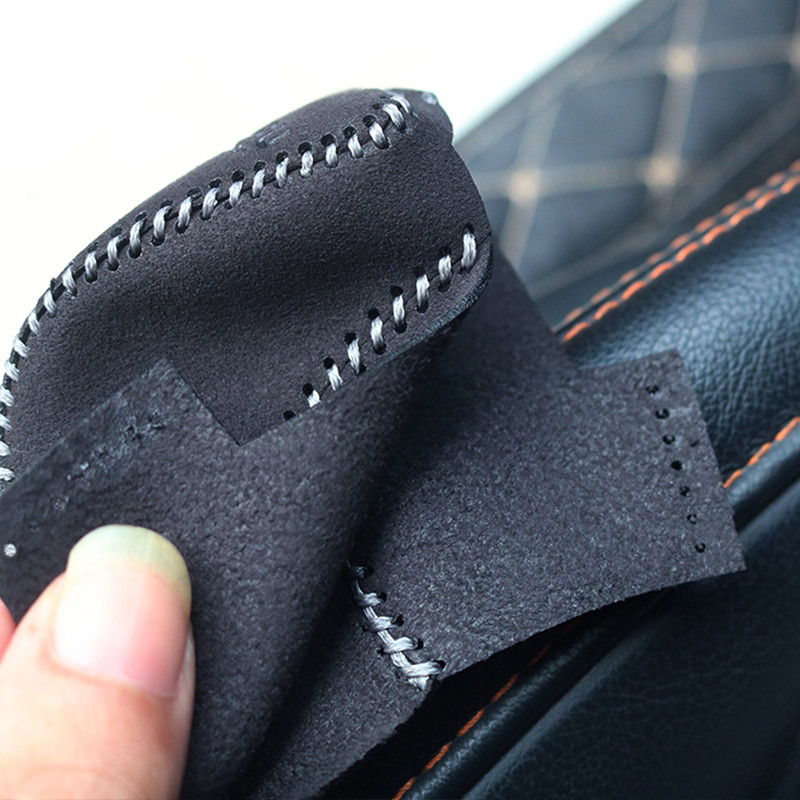 Capac de ornamentare a butonului schimbătorului de viteze de cusut din piele de căprioară pentru mașină pentru Subaru Forester SK XV Crosstrek GT Accesorii auto Decorație interioară